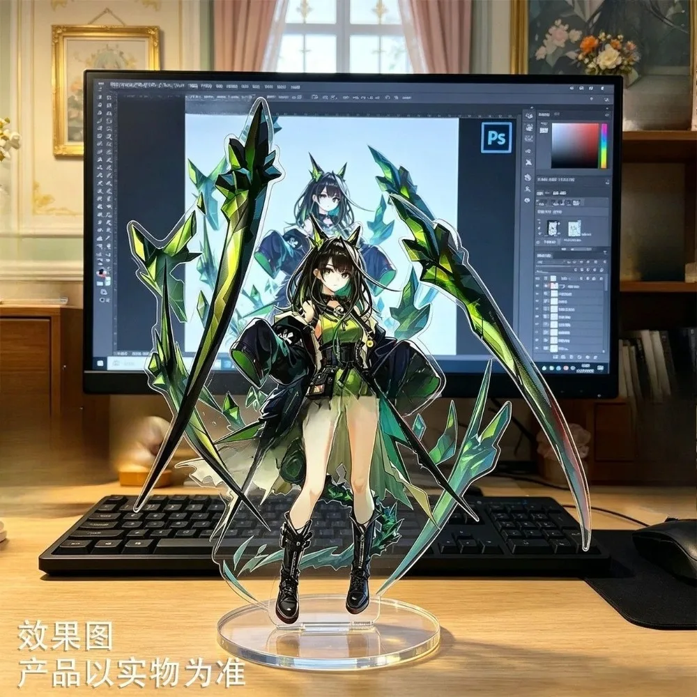 Arknights Phase Transition New Character Mon3tr Kal'tsit Hilda Acrylic Standing Sign Model Plaque Keychain Anime Collectibles