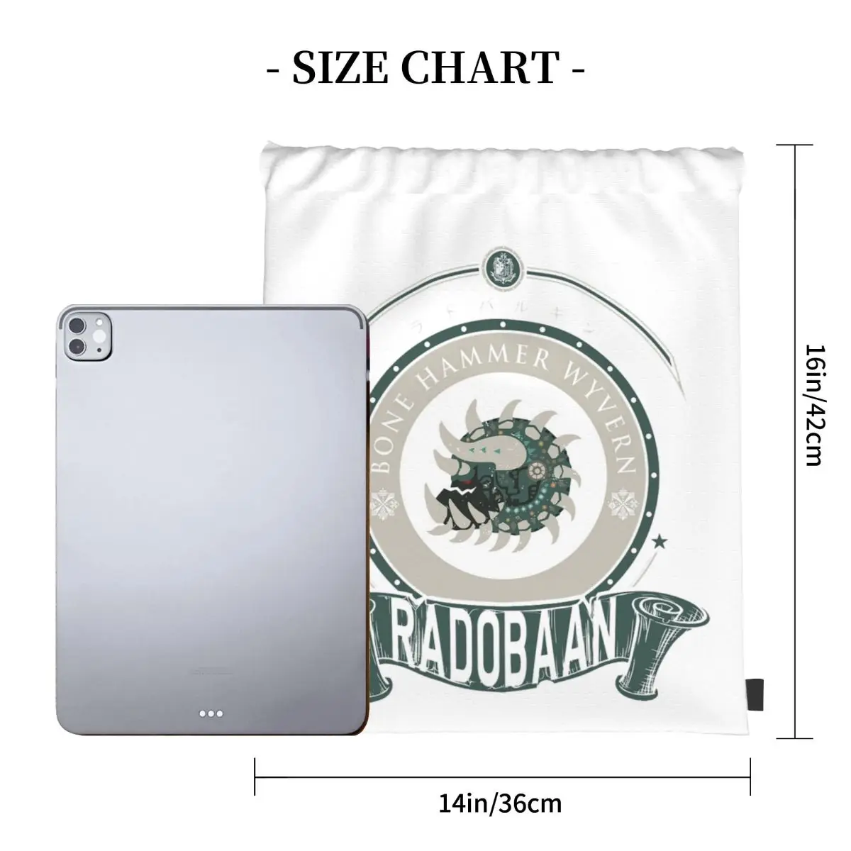 Radobaan Crest Backpacks Multi-function Portable Drawstring Bags Storage Bag Book Bags For Man Woman School