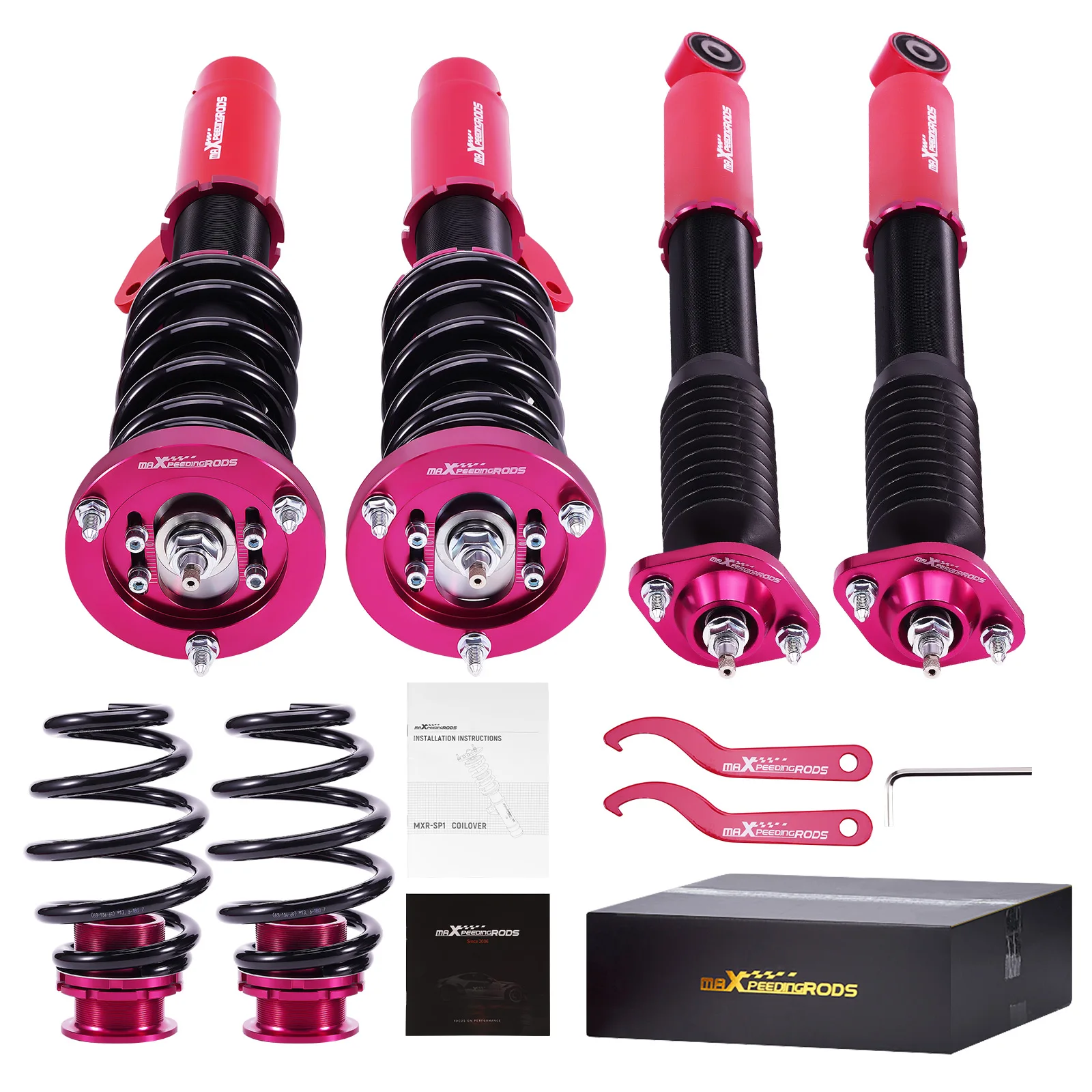 Coilovers Kit suspensi untuk BMW 3 2 pintu Convertible (E46) 330ci 325ci 323ci 320cd 330cd untuk BMW 3 Touring 5 pintu wagon/estate