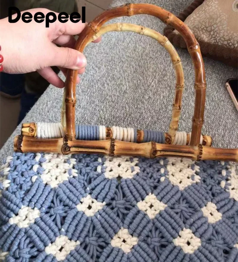 Poignée de sac à main Deepeel, sangle de sac en bambou de remplacement bricolage, ceinture Foy initiée pour sac à main, accessoires exécutifs, 28