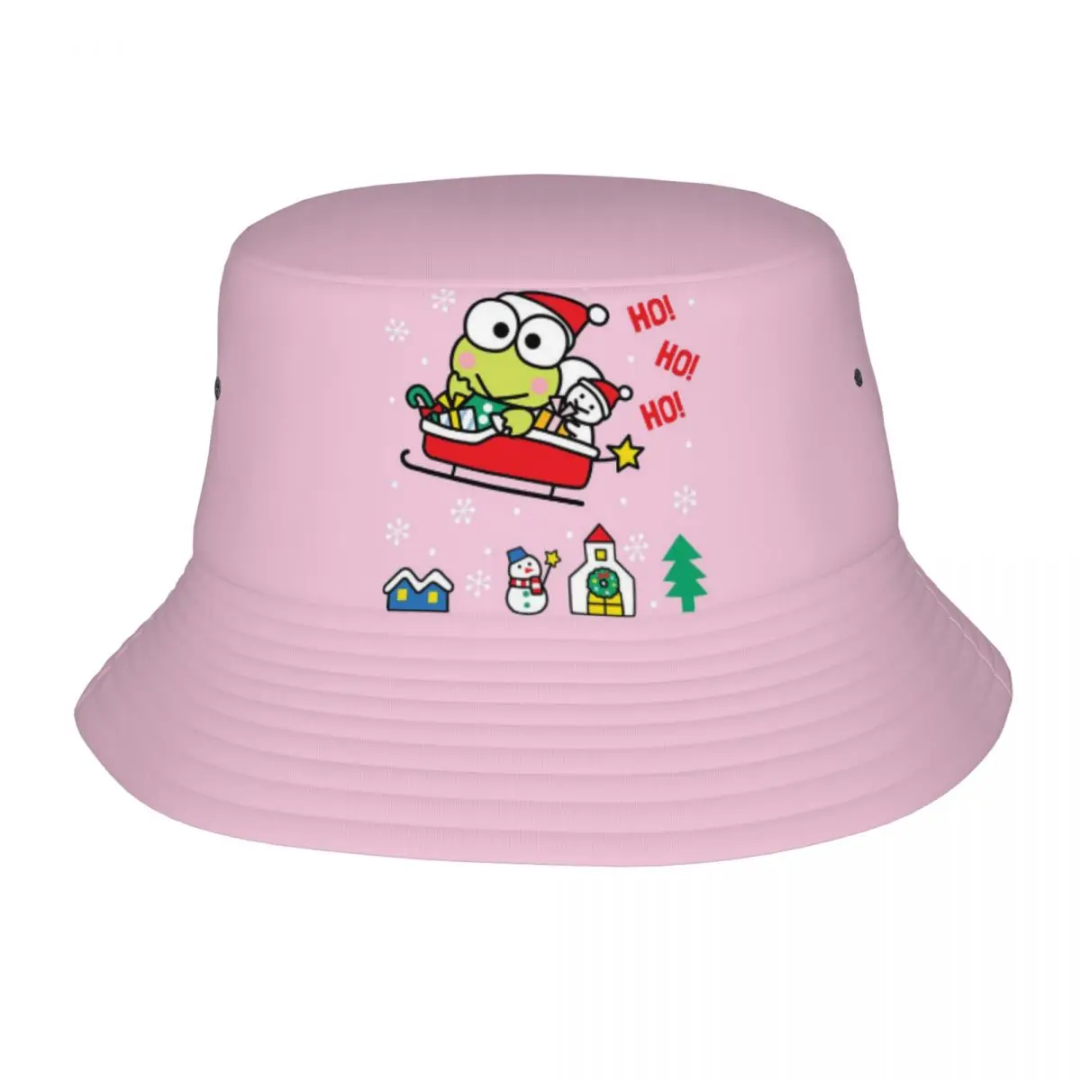 

Пляжная панама Kerokero Keroppi на заказ для женщин и мужчин, летняя рыбацкая кепка унисекс