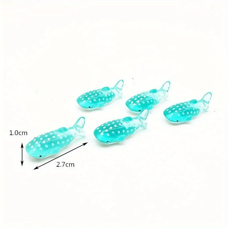 5pcs/12pcs Mini Resin Material Ocean Creature Whale Dolphin Shark Statue Suitable for Mini Aquarium Decoration Decorative Art