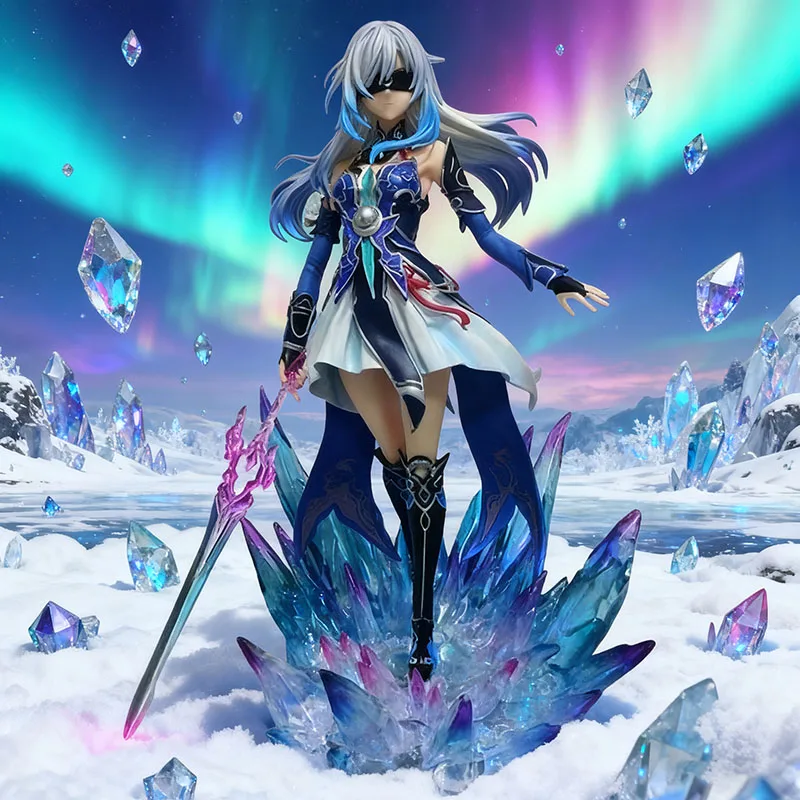 

29cm Star Rail Jingliu Model Anime Action Figuras Toys Manga GK Statue Game Peripheral PVC Collectible Figure Doll Decor Gift