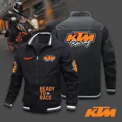 2024 New Men's Sports Motorcycle Racing KTM Jacket High Quality Outdoor Bicycle Jacket KTM Clothing Men's Clothing