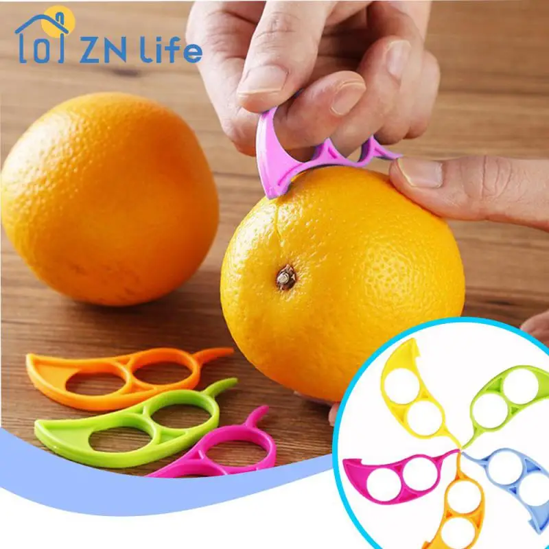 Creative Lemon Oranges Grapefruit Stripper Kitchen Gadgets Fruit Slicer Cutter Plastic Easy Slicer Peeler Remover Opener Kitchen