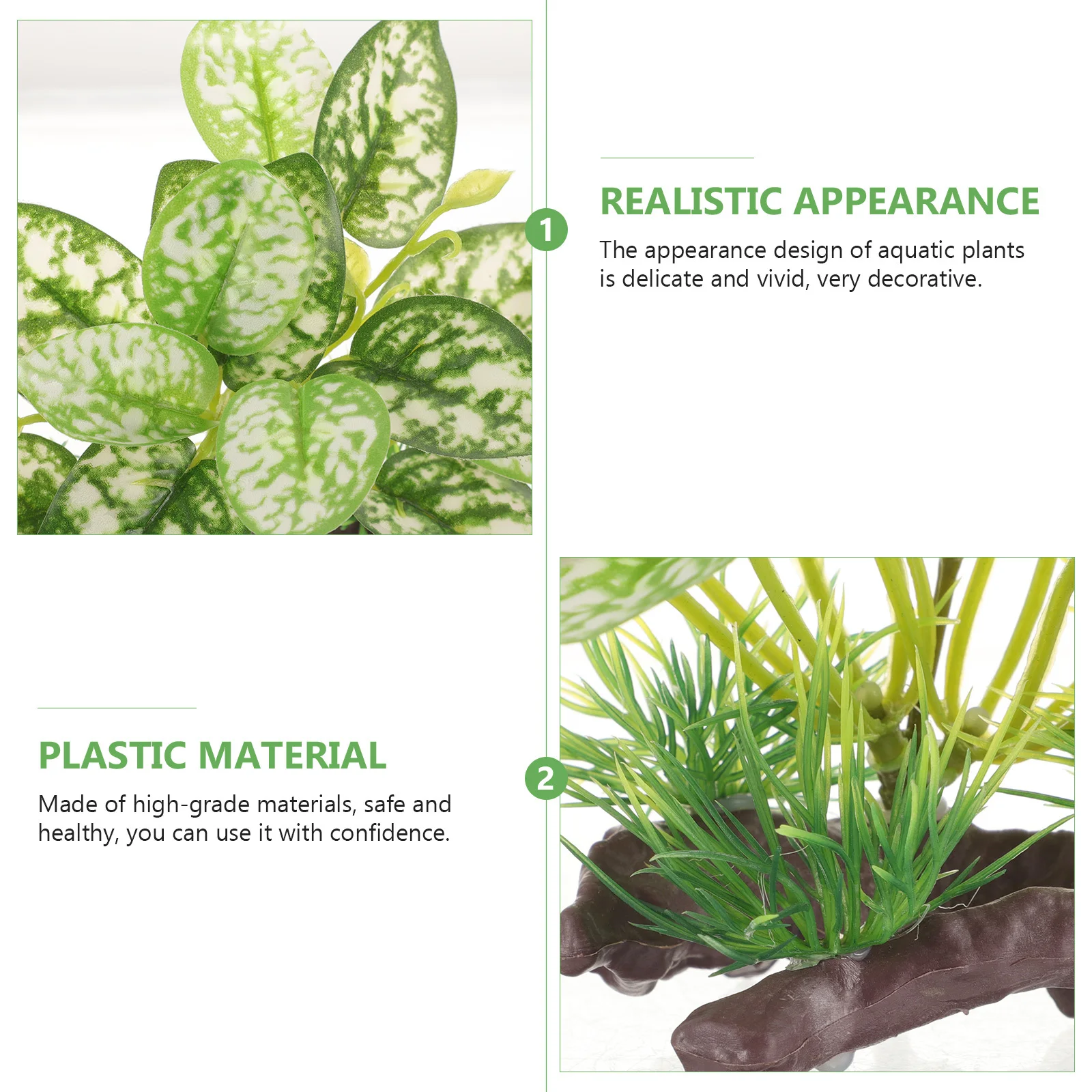 

Simulation Water Plant Lifelike Fake Aquarium Decoration Plastic Fish Tank Accessory Aquatic Plant Fake Aquarium Plants