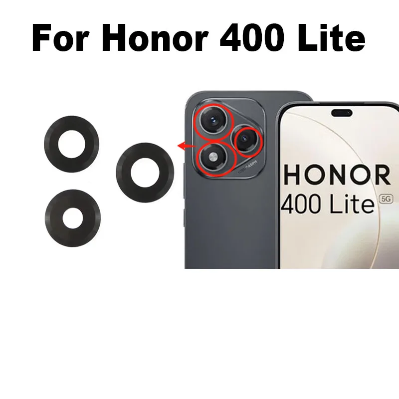

1 шт. для Honor 400 Lite 5G объектив задней камеры задняя камера стеклянная крышка замена с клейкой наклейкой