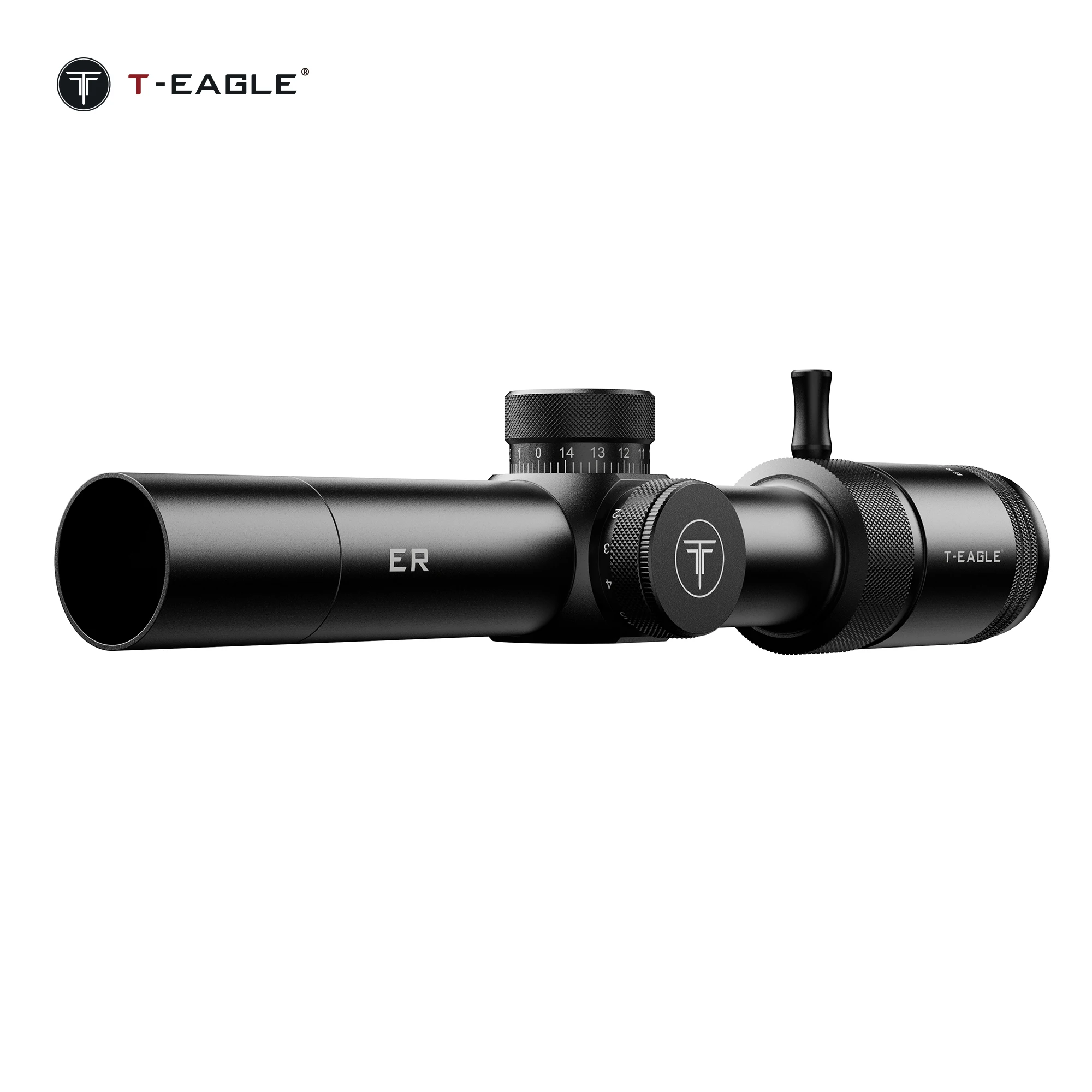 T-eagle ER 1.2-6X24 IR HK Tactical Riflescope Airsoft Scope for Hunting Optical Rifle Gun Sight Red Green Illumination Lunet