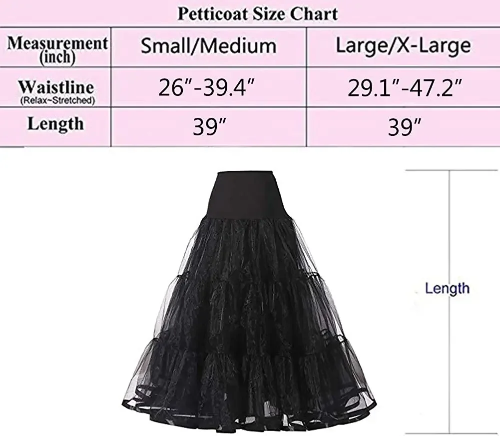 Women's Length Petticoats Wedding Slips Plus Size