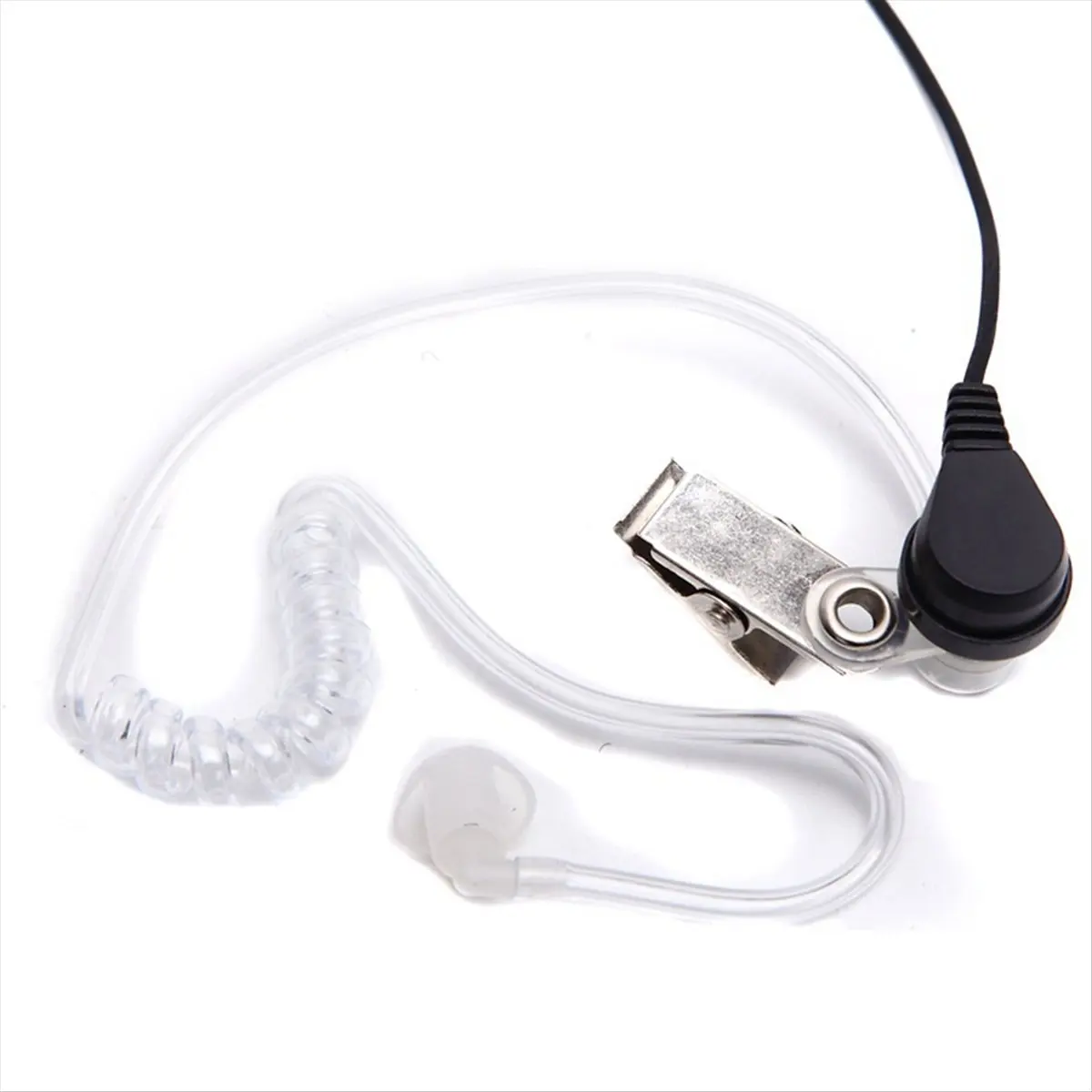 SCLS Air Conduit 2 Pin K Plug Earphone for Walkie Talkie Headset Radio Throat Mic Microphone UV-5R UV82 BF888S