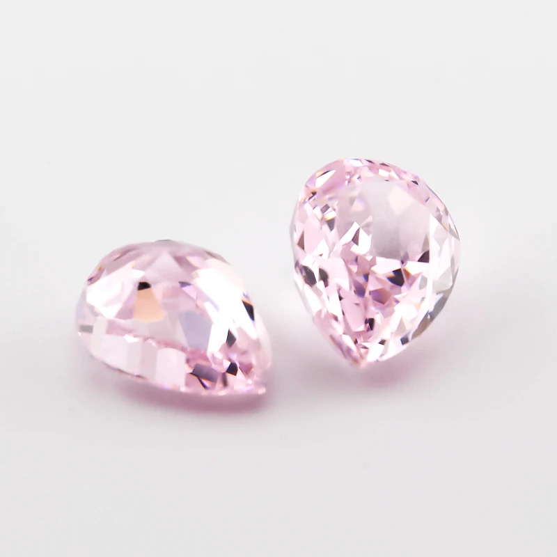 6x8mm Birnenförmige Crushed-Ice-Schliffe Lose CZ-Steine 5A Sortierte Farben Kubische Zirkonia Synthetische Edelsteine für Schmuckherstellung – Detail 6