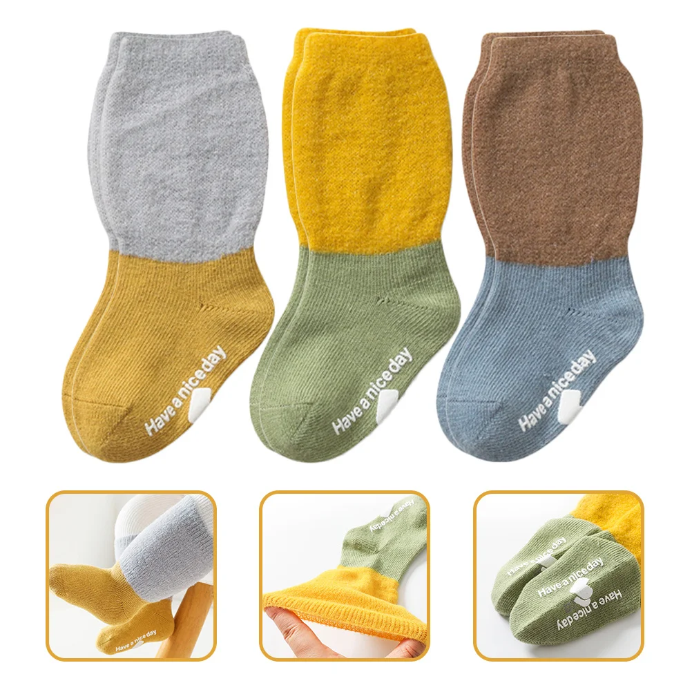 

Baby Non Slip 0-24 Months Anti-Slip Grip For Toddlers Newborn Floor Socks Soft Infant Boys Girls Socks