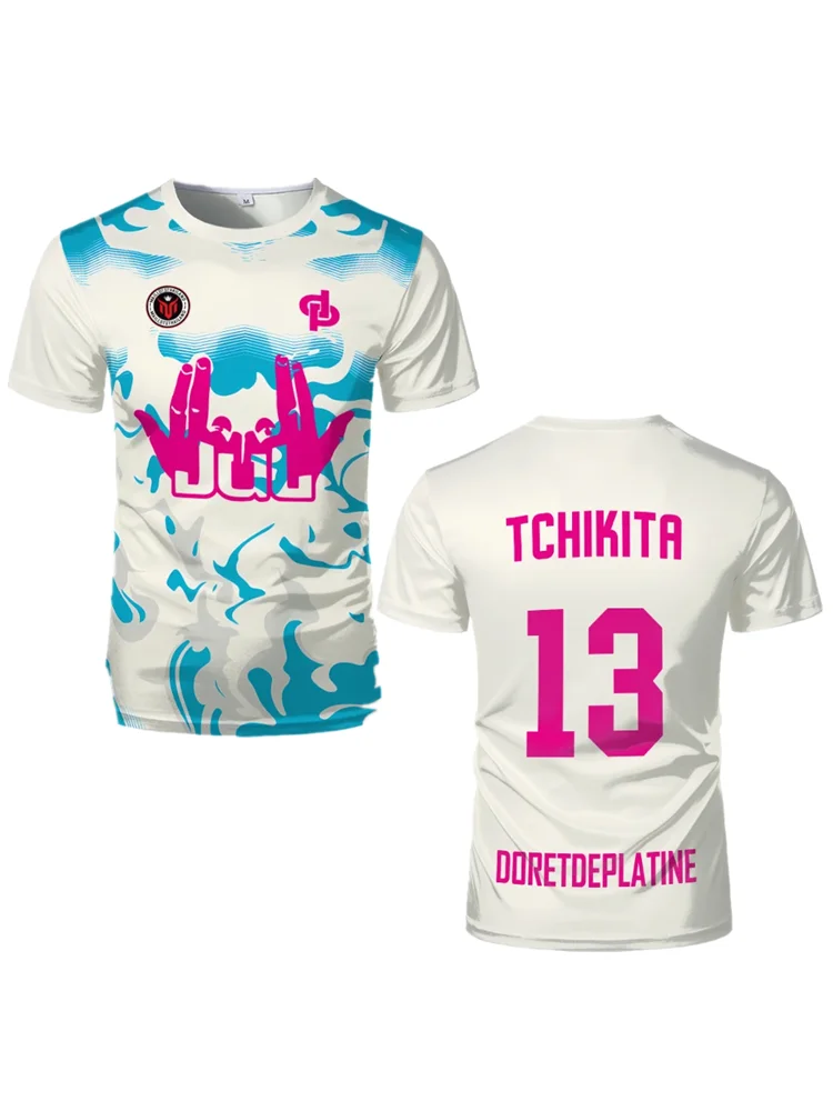 جديد الصيف مايوه يوليو جيرسي Tchikita الشباب تنفس سريعة الجافة التدريب كرة القدم تي شيرت الرجال والنساء موضة الرياضة تيز #5