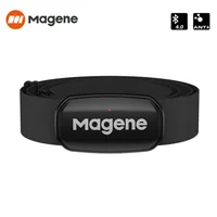 Magene Sensor de Ritmo Cardíaco, Conexión Bluetooth, Correa para el Pecho, Modo Doble, Banda Deportiva, Accesorio para Ciclismo, Mejora H64, H303