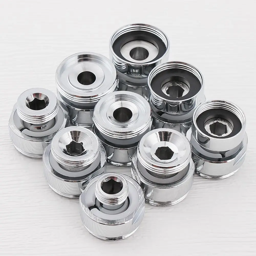 Connect Garden Hose Kitchen Faucet Fittings 360 Degree Adjustable Faucet Adapter Tap Aerator Connector Swivel Aerator Adapter