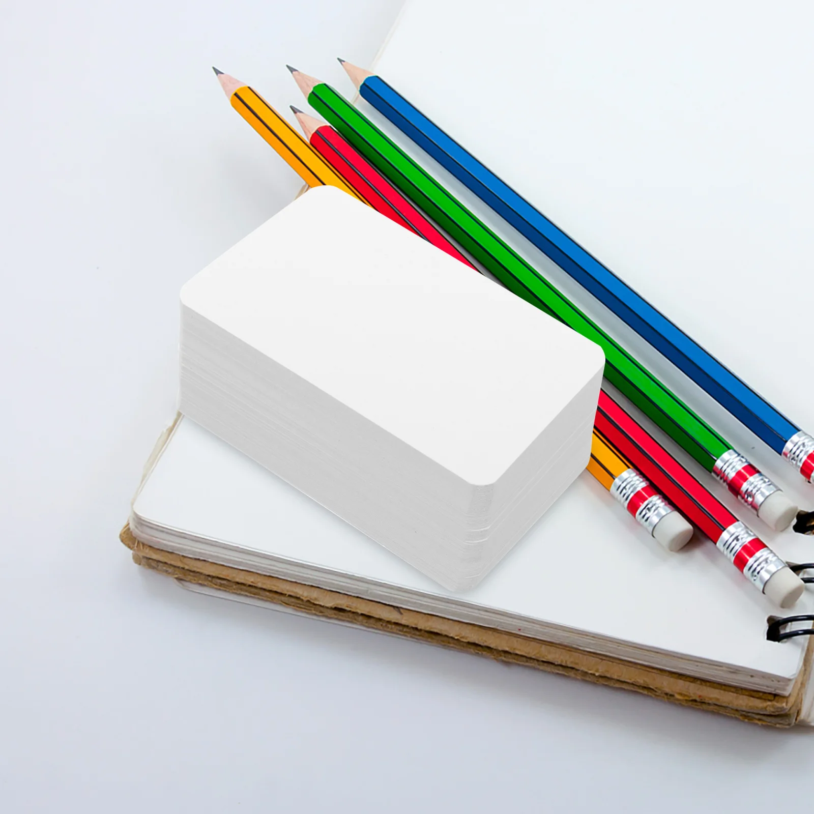 300 قطعة بوكر فارغ لتقوم بها بنفسك ورق الحرف لممارسة الكتابة اليدوية دراسة بطاقات مؤشر ذاكرة فلاش السائبة ملاحظة بطاقات المحمولة الصغيرة