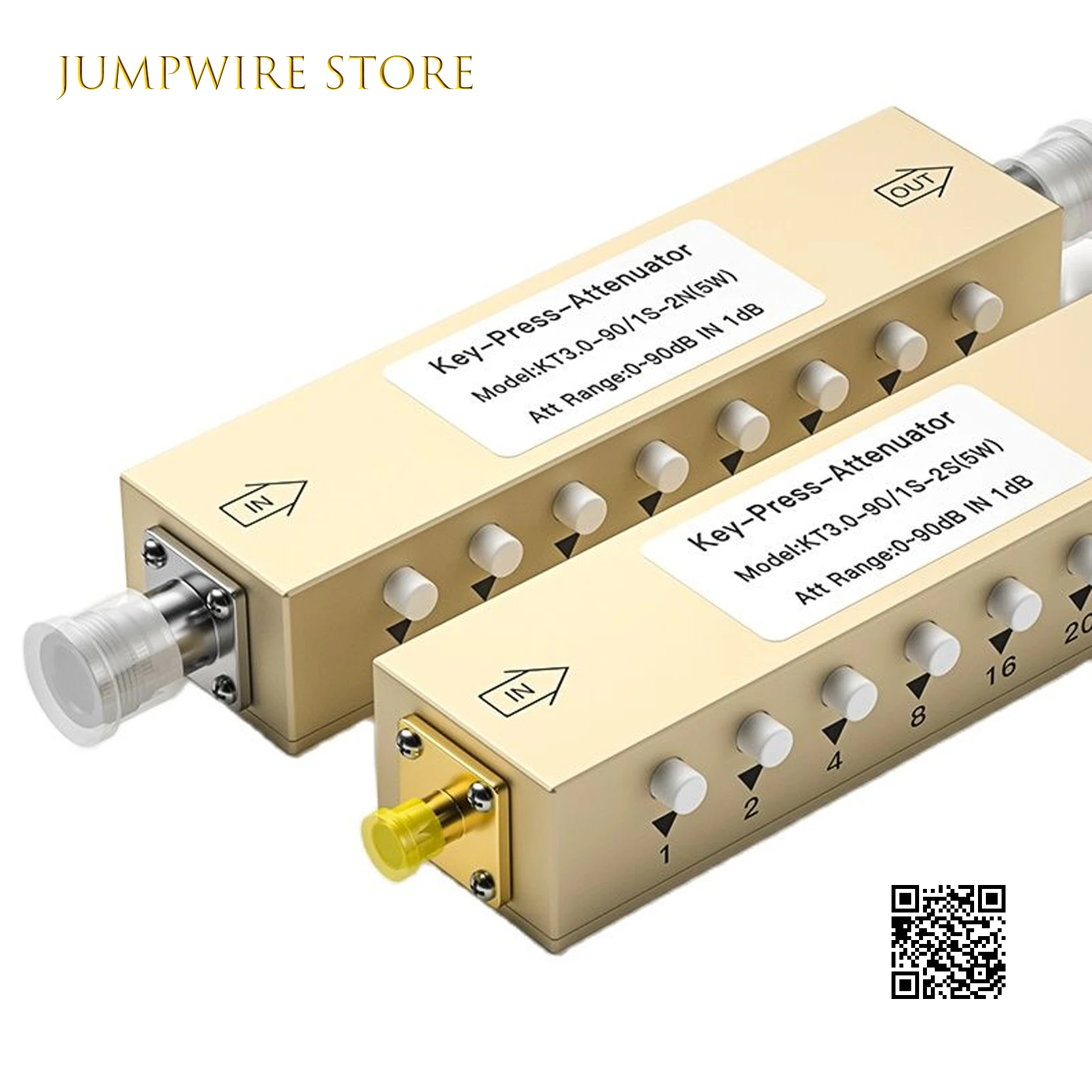 Sma/N Type Rf Verstelbare Signaalverzwakker 0-90db Stap Verstelbare Demper/Sleutel Verstelbare Demper