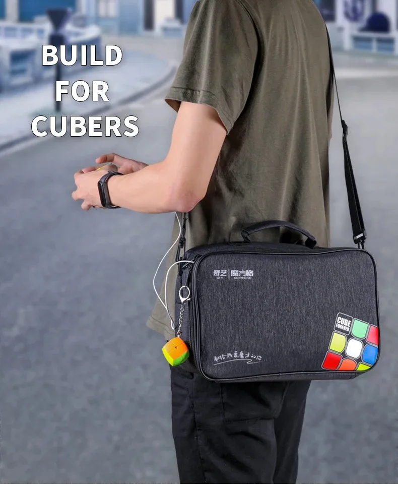 Qiyi Moyu Umhängetasche Professionelle Tasche Für 2x2 3x3x3 4x4 5x5 6x6 7x7 8x8 9x9 10x10 Magic Cube Handtasche Schulter Tasche Lagerung Tasche – Detail 8