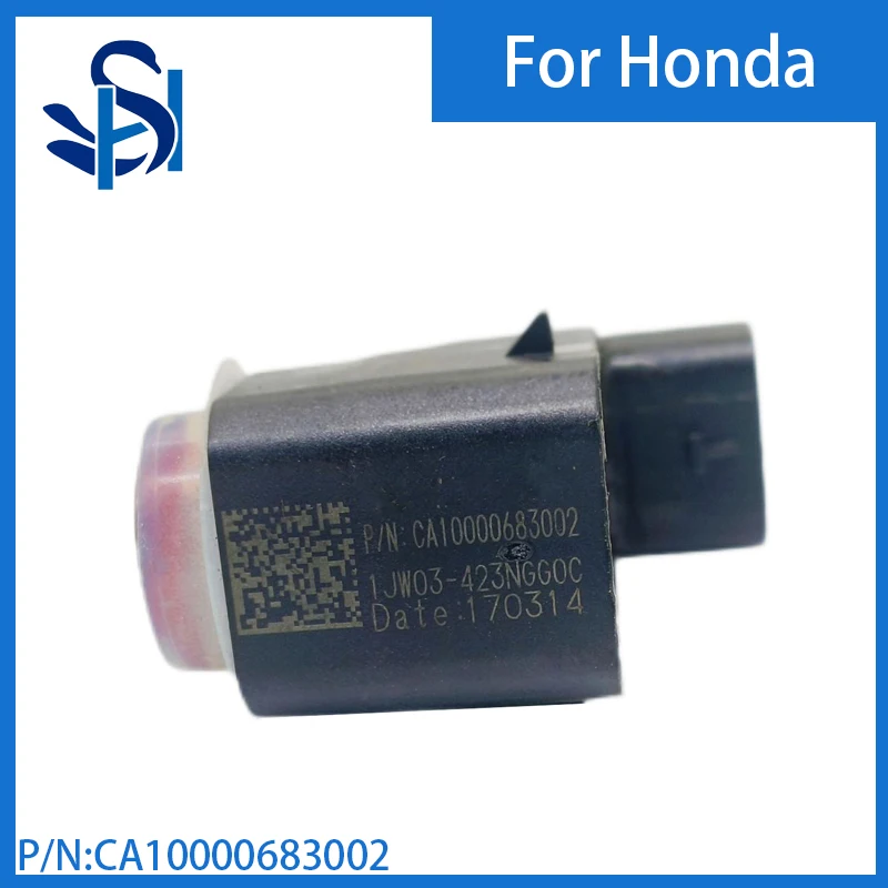 Sensor de aparcamiento PDC, Radar de Color rojo oscuro para Honda, accesorios de coche, CA10000683002