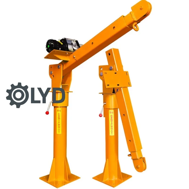 Truck Crane Home Small Hoist Electric Hoist Lift Handling Warehousing Transportation Equipment Lift Winch view 2