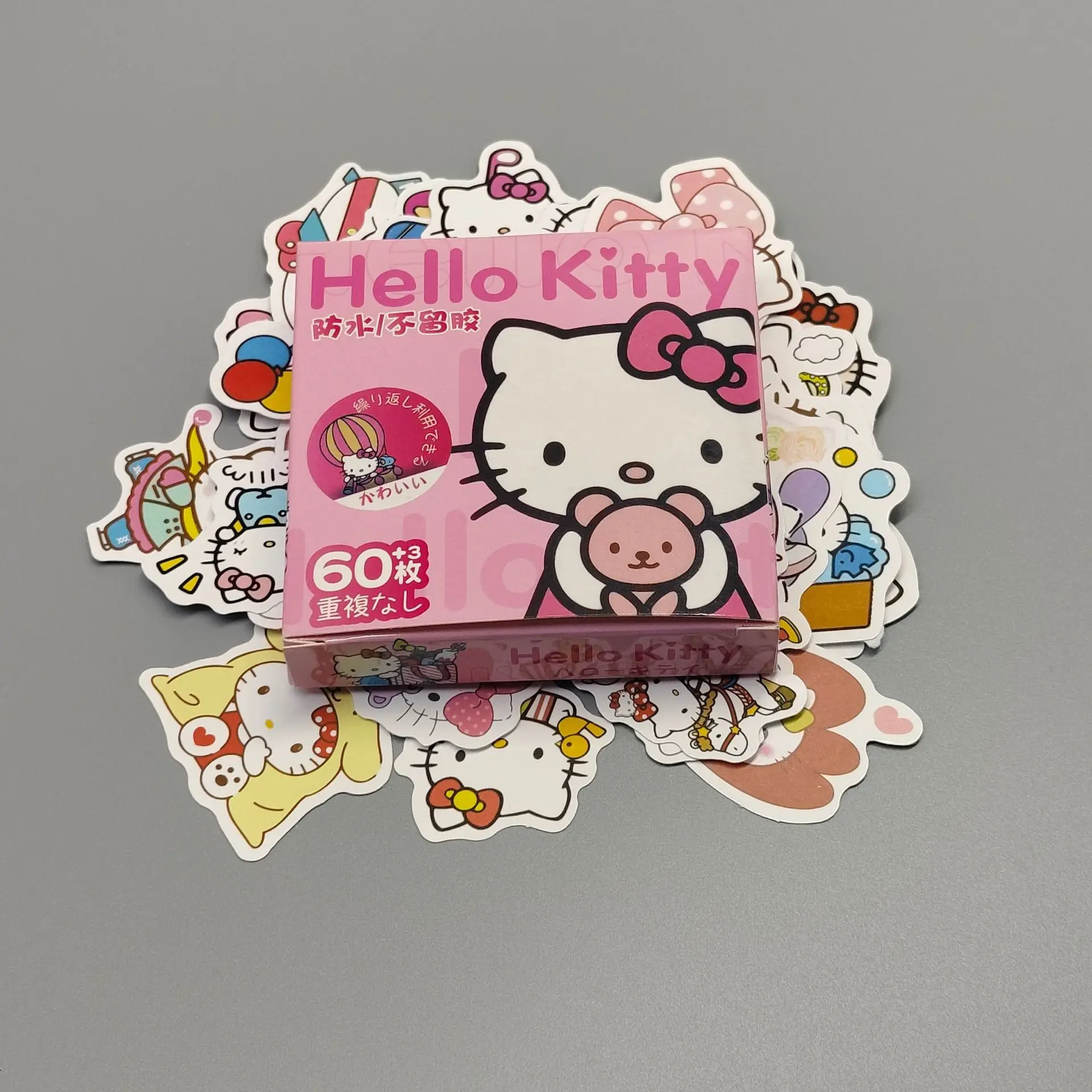 Sanrio autocollants coffret cadeau mignon bagages cahier Skateboard tasse d'eau Graffiti autocollants décoratifs