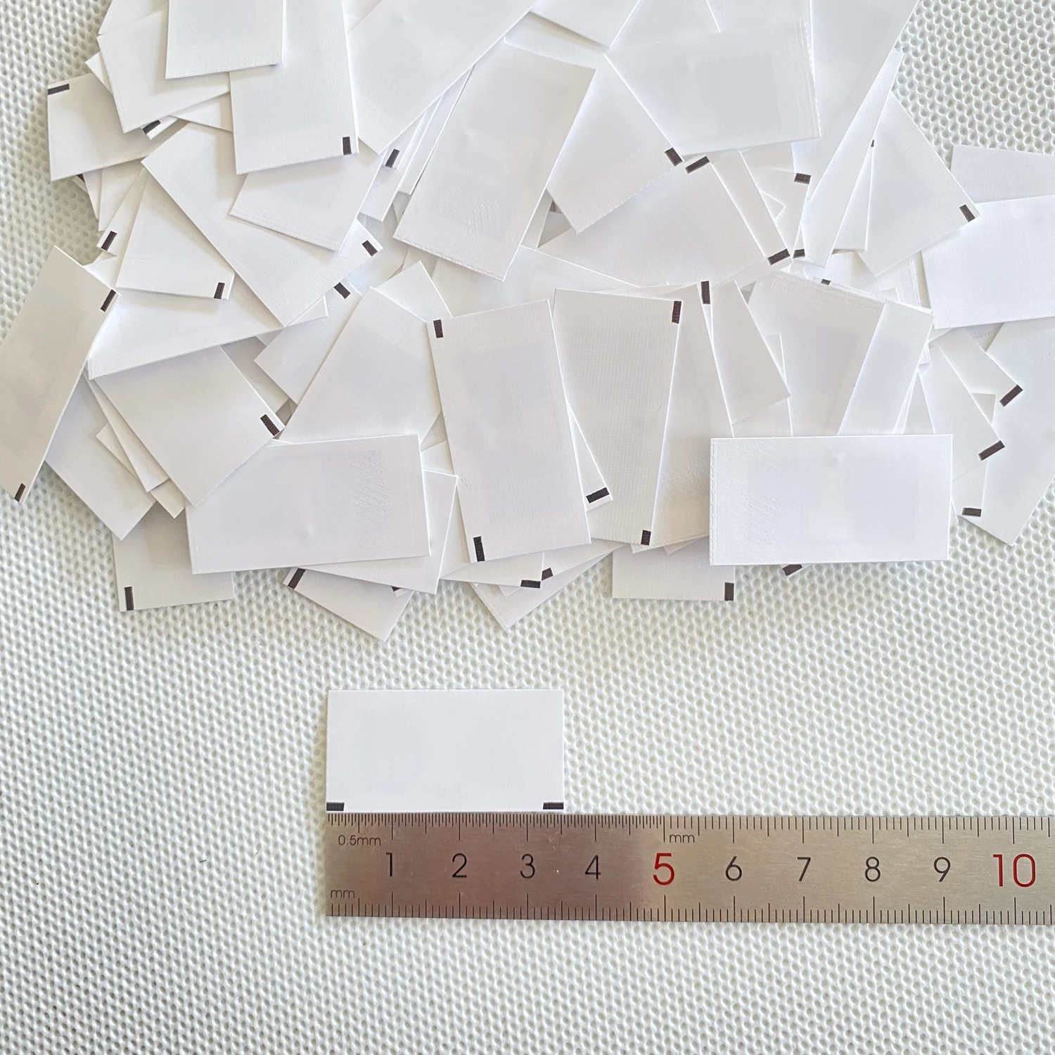 100PCS RFID UHF U9 Washable Tag Nylon Ribbon Encapsulated Washing Label Waterproof RFID Textile Tag