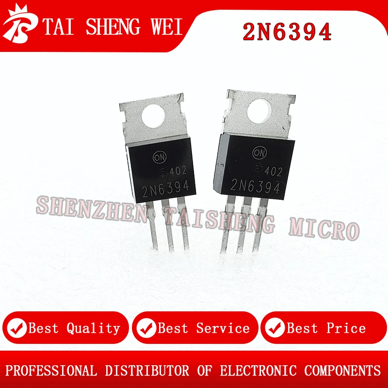 

5шт 2N6394 2N6394G TO-220 TO220 50В 12А Новый оригинал
