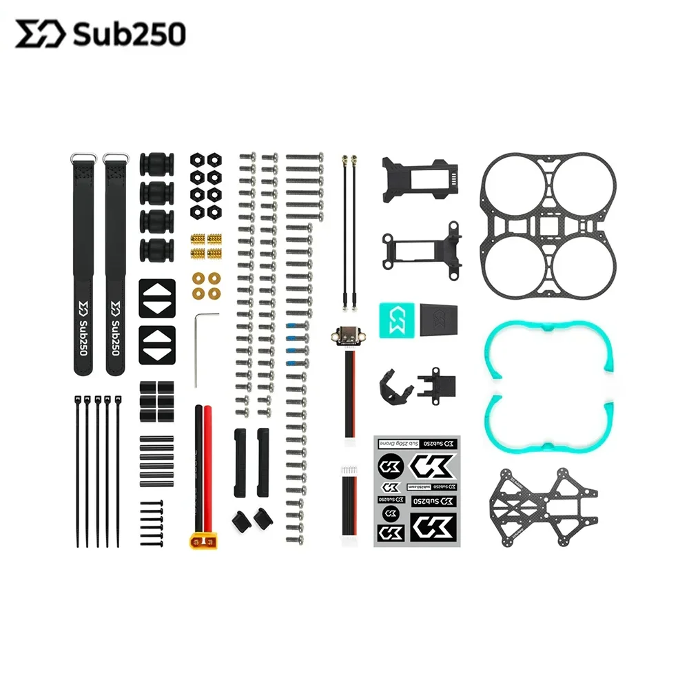 Sub250 DollyFly25 フレームキット & パーツ アクセサリー ベース クアッドコプター FPV フリースタイル レーシング ドローン DollyFly25 Acessorios RC