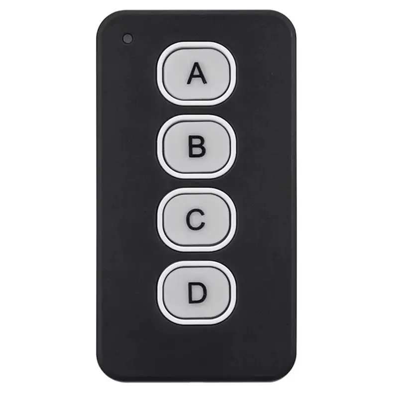 [NEW!A25P】 Universal 4 Buttons 433Mhz Remote Control Clone Learning 4CH Car Key Garage Door Gate Opener Duplicator Door Remotes
