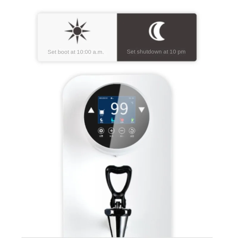 Máquina de água fervente comercial da loja de chá do leite da máquina da água, café automático pequeno do calefator de água 3000w