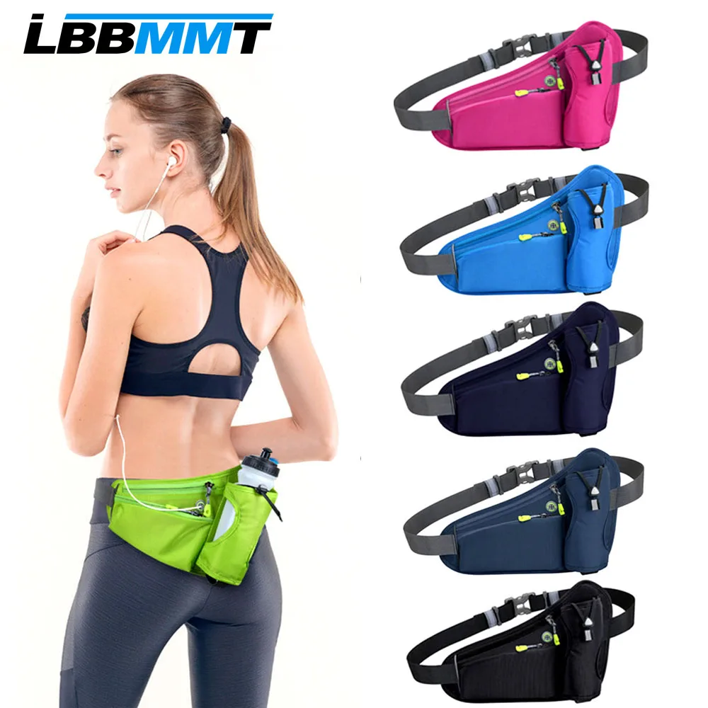 

Fanny Pack with Water Bottle Holder Crossbody Bag with Extension Strap Running Belt Hydration Waist Pack for Walking Running