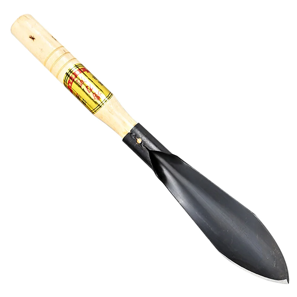 

1Pcs Garden Shovel Stainless Steel Portable Wooden Handle Rust Resistant Ergonomic Design for Bonsai Planting Garden Tool