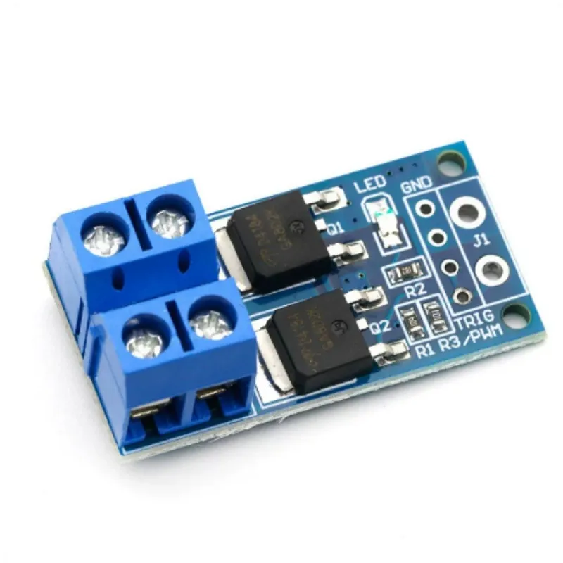 5pcs 15A 400W MOS FET Trigger Switch Drive Module DC 5V-36V PWM Regulator Control Panel Motor Control Board