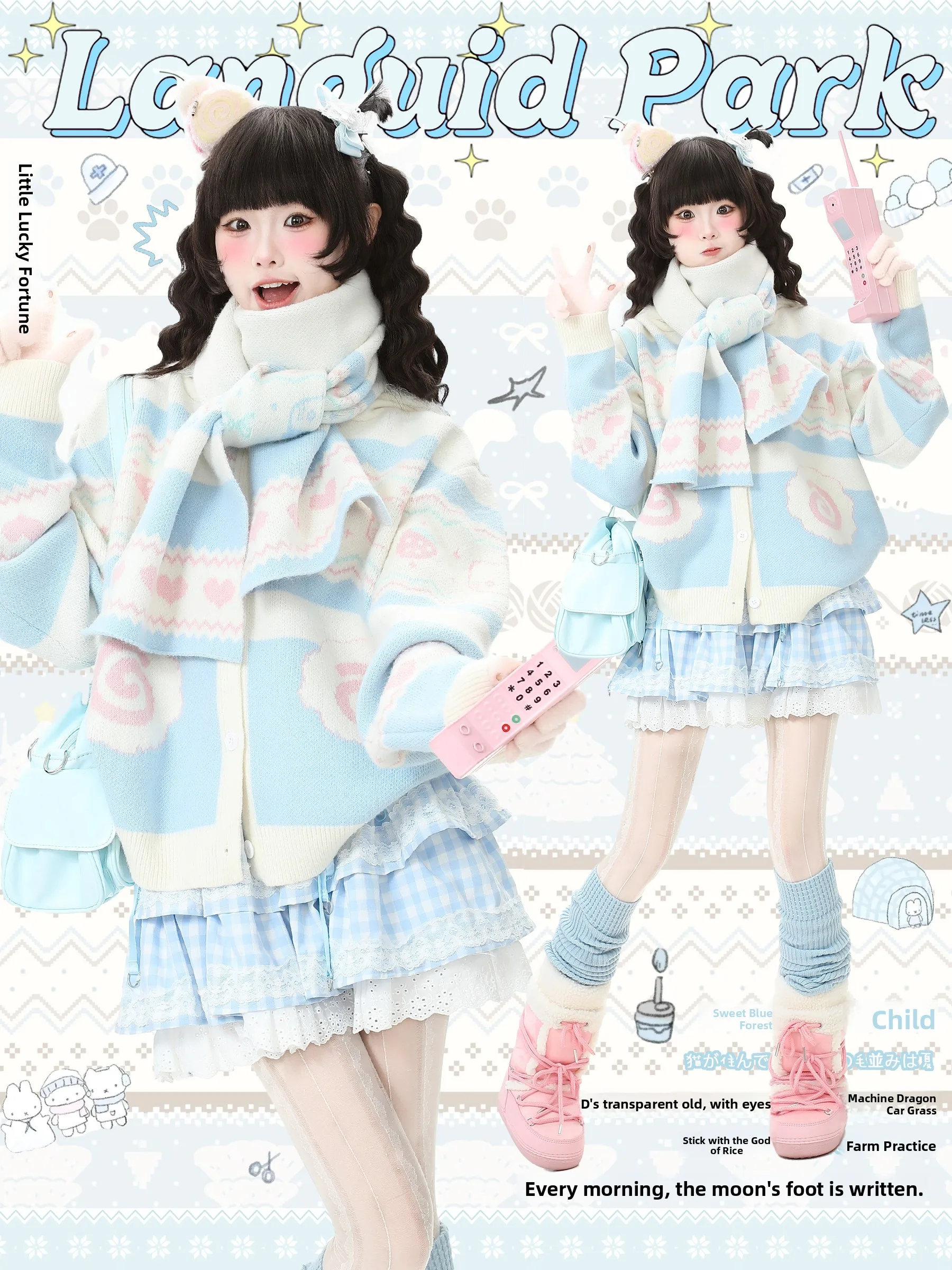 

Languid Park Thiened Autumn Winter Sweater Women's Sle with Scarf Lazy Knitted V-ne Long Sve Warm Outerwear