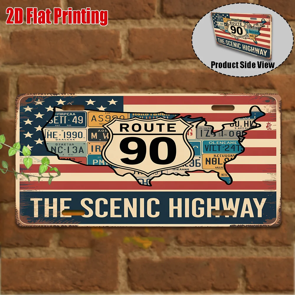 2D Flat,1pc, Vintage Metal Sign, Only for decoration, Outdoor Wall Art (11.8