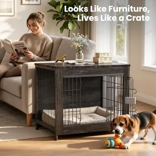 Wooden Dog Crate Furniture 27