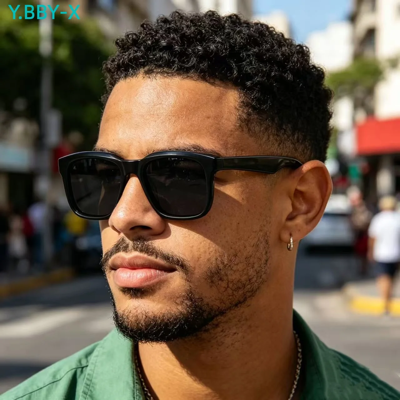 

Y.BBY-X Summer Beach Cool Polarized Sunglasses Man Driving UV400 Acetate Glasses Men Handcraft Outdooor Eyeglasses Women