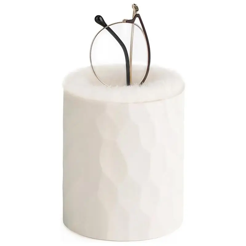 إطار نظارات واقية مبطن بالقطيفة مقاس A18P، صندوق تخزين مضاد للخدش للمكاتب وطاولات السرير والمكاتب #3