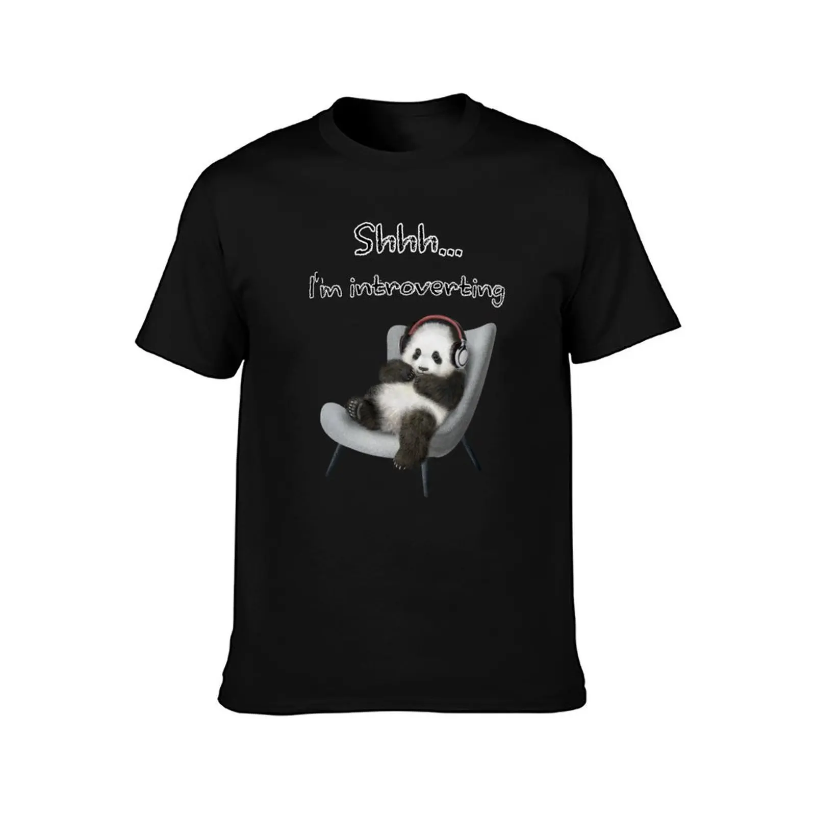 Shhh...I'm introverting T-Shirt Classic Graphic Short Sleeve Top T-Shirt