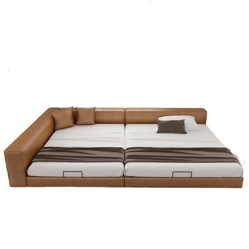 & Family Parent Child Many People Bedroom Beds Queen 180x200cm Adults Children Bed Frames Kids Room Floor Guardrail Home Furnitu