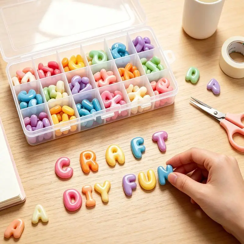 Jewelry Making Supply Mini Letter Silicone Mold Crystal Epoxy DIY Handcraft Key Pendant Jewelry Component Ornament Accessory