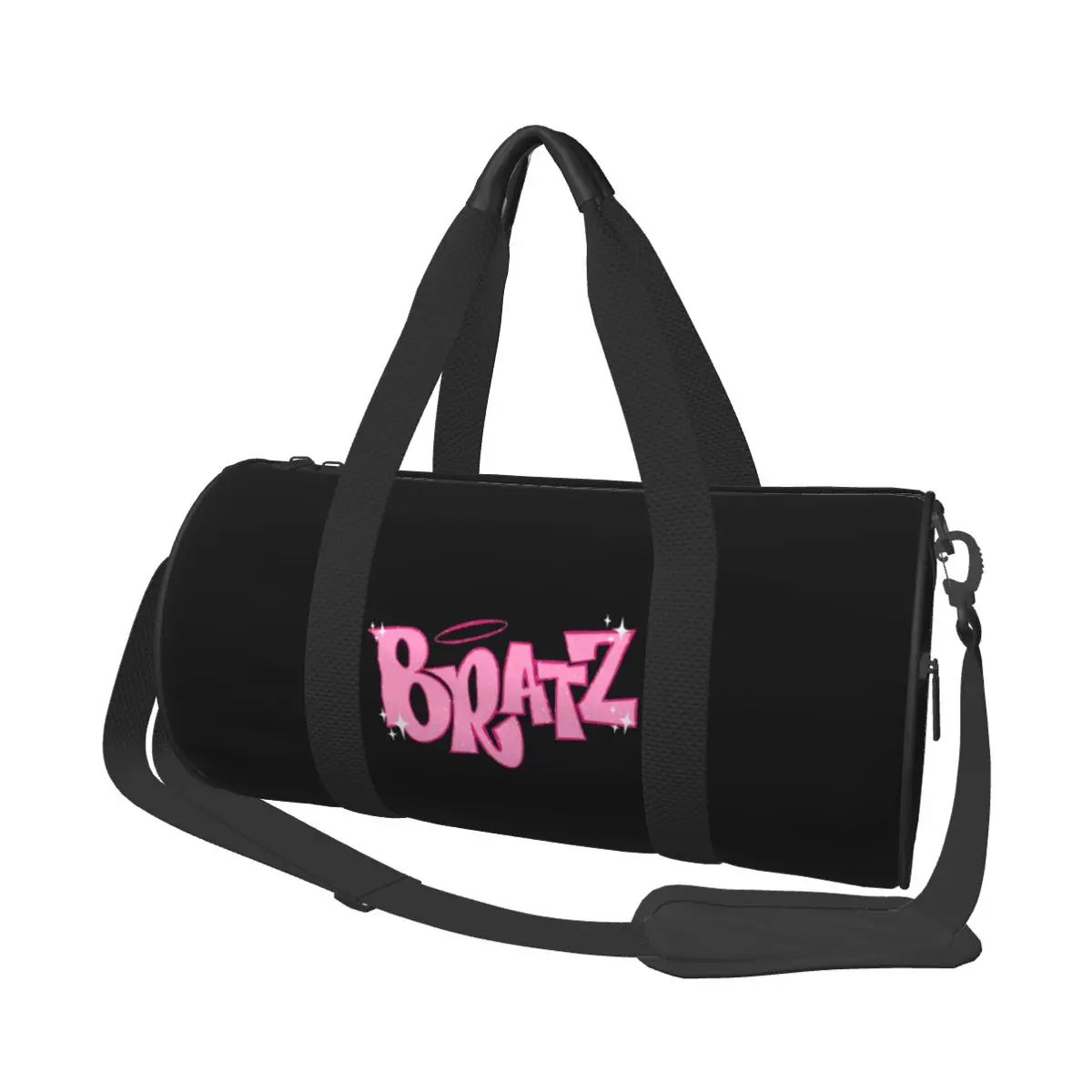 

Братц! Blingee Y2k Bratz Logo Gym Bag Спортивные сумки выходного дня Большая дорожная тренировочная сумка с узором Веселая сумка для фитнеса для мужчин и женщин