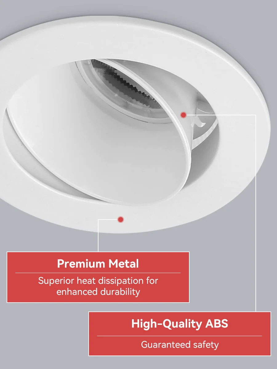 Recessed LED Downlight GU10 Spot Led Ceiling Lighting for for Kitchen Bedroom Lamp Bathroom Waterproof Down Light Led Spotlight