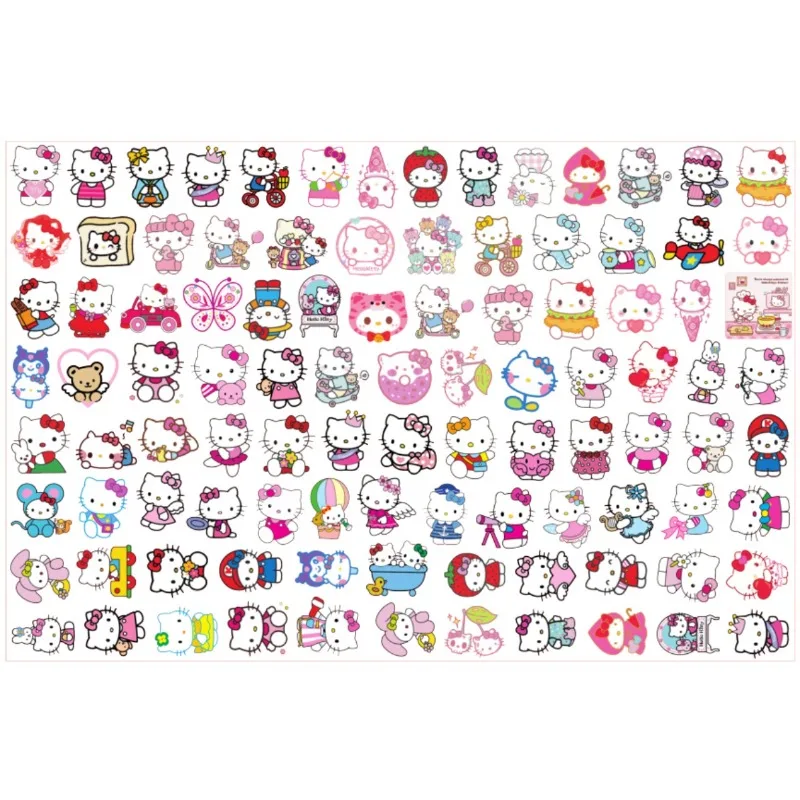 Sanrio Special-shaped Acrylic Sheets DIY Handmade Animation Cartoon Kawaii Peripherals Keychain PP Clip Accessories Materials