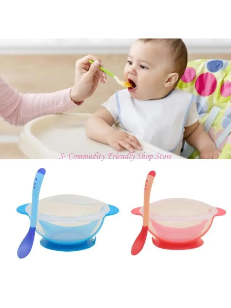 

Силиконовая присоска 85AE и набор подходящих ложек с длинной ручкой для детей старше 6 месяцев поощряют самостоятельное питание