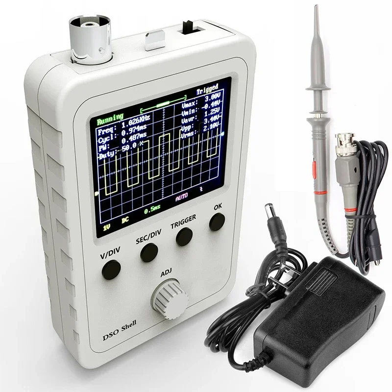 DSO150 Handheld Oscilloscope Finished with BNCX10 High Voltage Probe