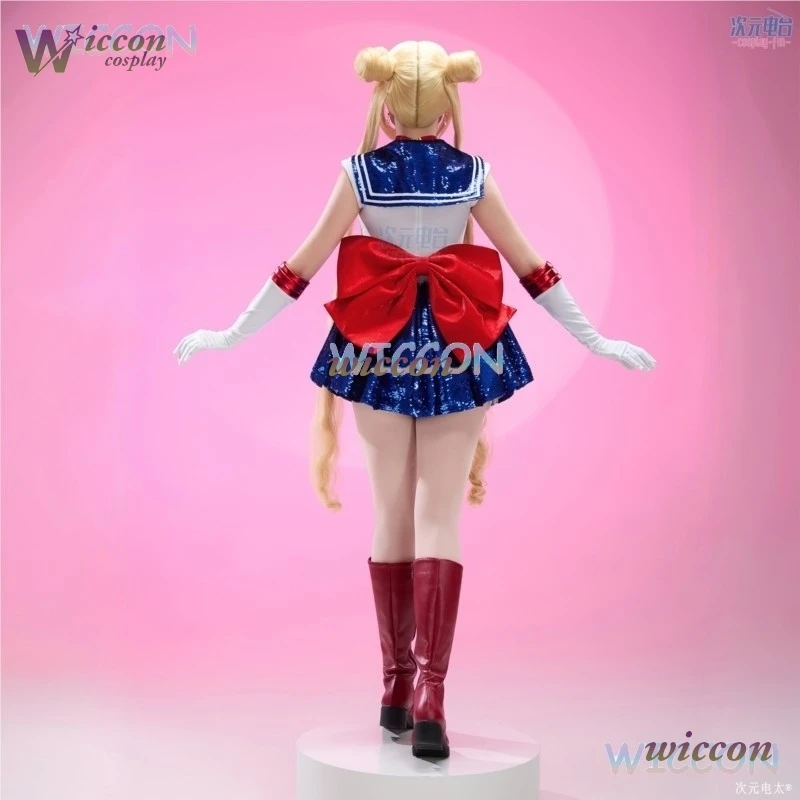 [AnnaZhang]Anime Party Lovely Dress Hallowen Sailor Cos Moon Tsukino Usagi Cosplay Costume JK Uniform Play Role Clothes Clo - view 5