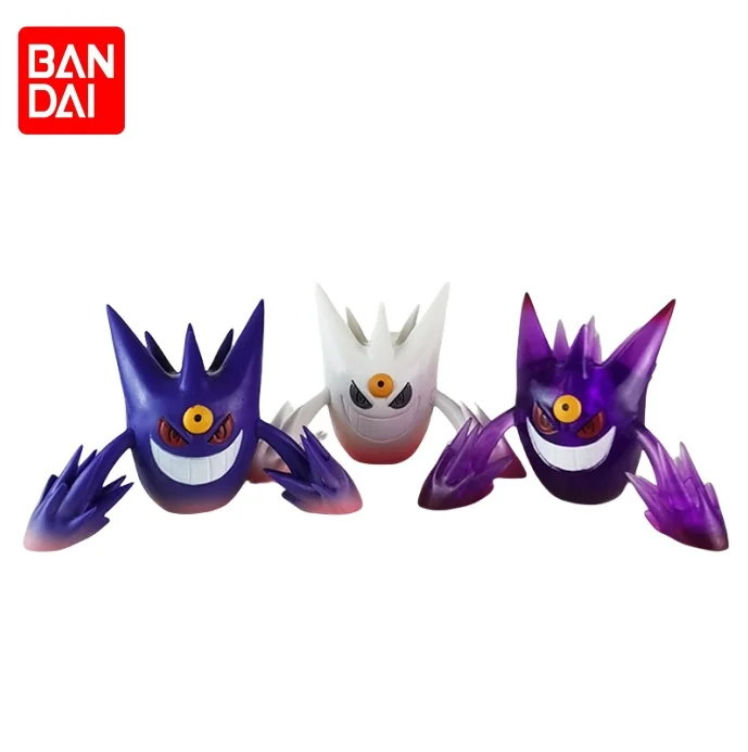 Figura anime Pokemon Demone Gengar Viola Bianco Gengar Modello Decorazione Animazione Settimana Modello Decorazione interna Regalo di Natale per bambini