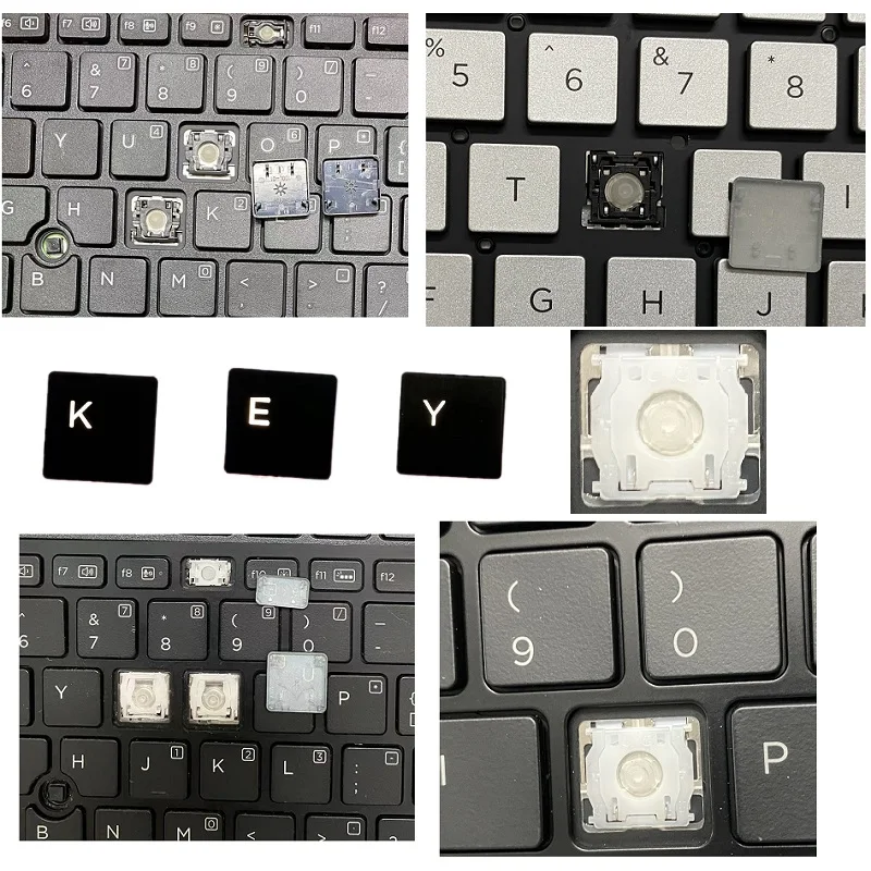 Keycaps chaves scissor clipe dobradiça para hp zbook 15 17 840 g1 g2 g3 240 250 pavilhão elitebook envy key cap teclado do portátil chaveiro