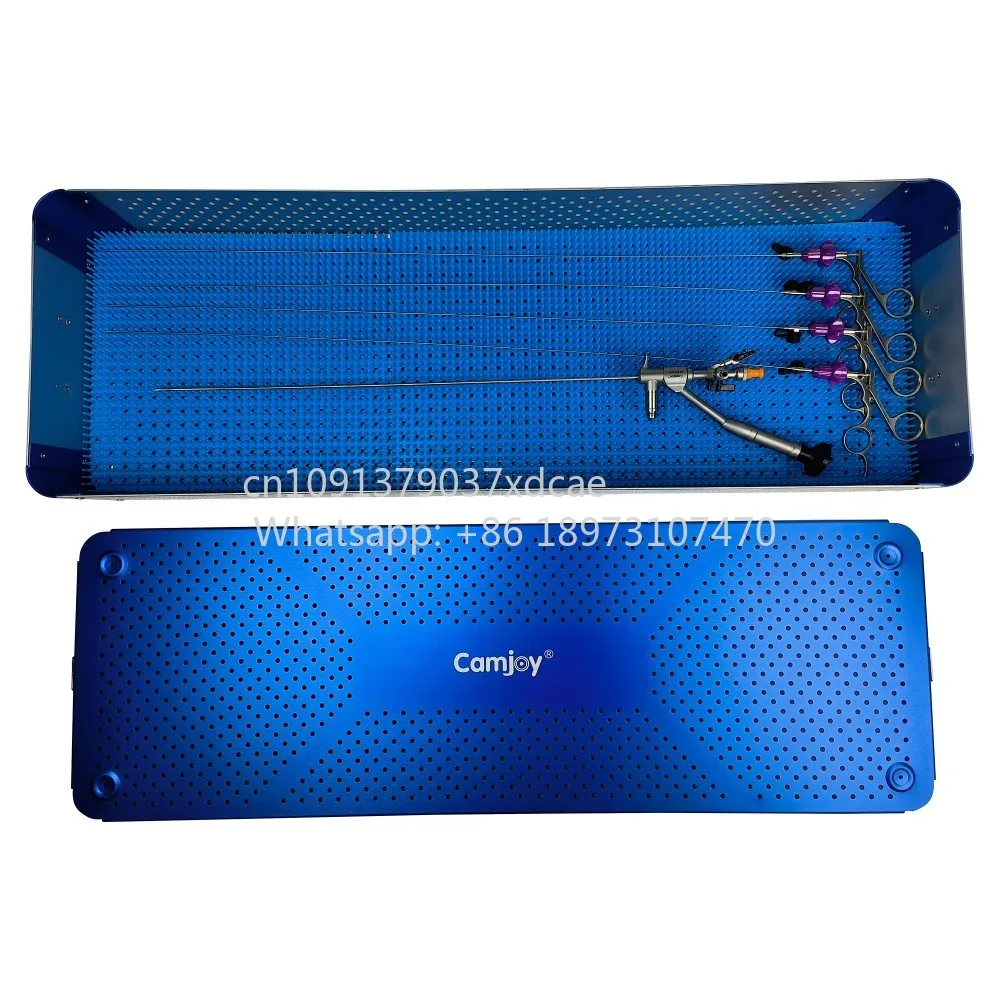 2026 New Camjoy JY4337B Professional Urology Rigid Ureteroscopy Set 6/7.5Fr Endoscope With Adaptors For Light Source Cable Conn